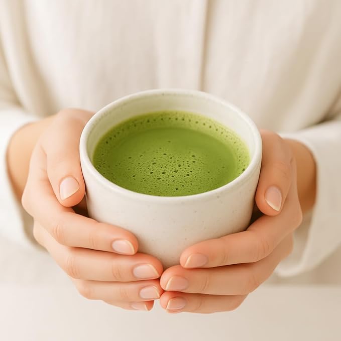 Nippon Matcha – Organic Ceremonial Grade Japanese Matcha Green Tea Powder – First Harvest from Uji, Kyoto – USDA Certified, Stone-Ground, Smooth & Vibrant (30g/1.06oz)