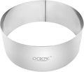 O'Creme Cake Ring Sturdy Stainless Steel Round Mousse Cake Ring Mold for Baking, Dessert Cake Decorating Pastry Rings 7 Inch Diameter x 3 Inch High