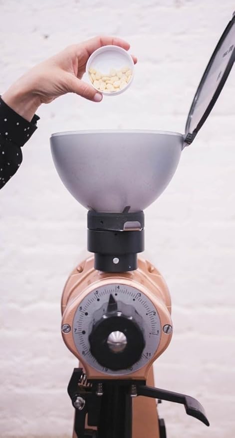 Urnex Grindz Professional Coffee Grinder Cleaning Tablets - 430 Grams - All Natural Food Safe Gluten Free - Cleans Burr and Casing - Help Extend Life of Your Grinder