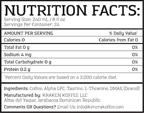 Kimera Koffee - Organic Honey Processed Light Roast Ground Coffee | Amber Blend | Infused with Brain Vitamins |Taurine, Alpha GPC, DMAE, and L-theanine | Enhance Cognitive Stamina | Optimize Focus & Concentration | Enhance Athletic Performance | 12oz
