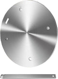 Heat Diffuser Plate, Grouarty Stainless Steel Cooking Induction Adapter Simmer Plate for Electric Gas Glass Cooktop Hob Ring, Induction Cooktop Converter Plate With Handle 9.45inch