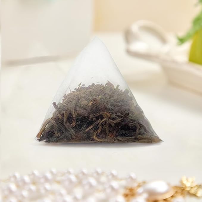 XIEJINJI Premium Puerh Tea - Eco-Conscious Black Tea Bags - Resealable Bag - Fully Fermented Tea Buds with Aged Aroma - Rich & Smooth - 40 * 3.2g