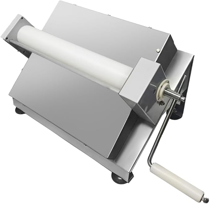 Manual Fondant Dough Sheeter, 16 inch Pastry Dough Roller, Croissant Baking Presser
