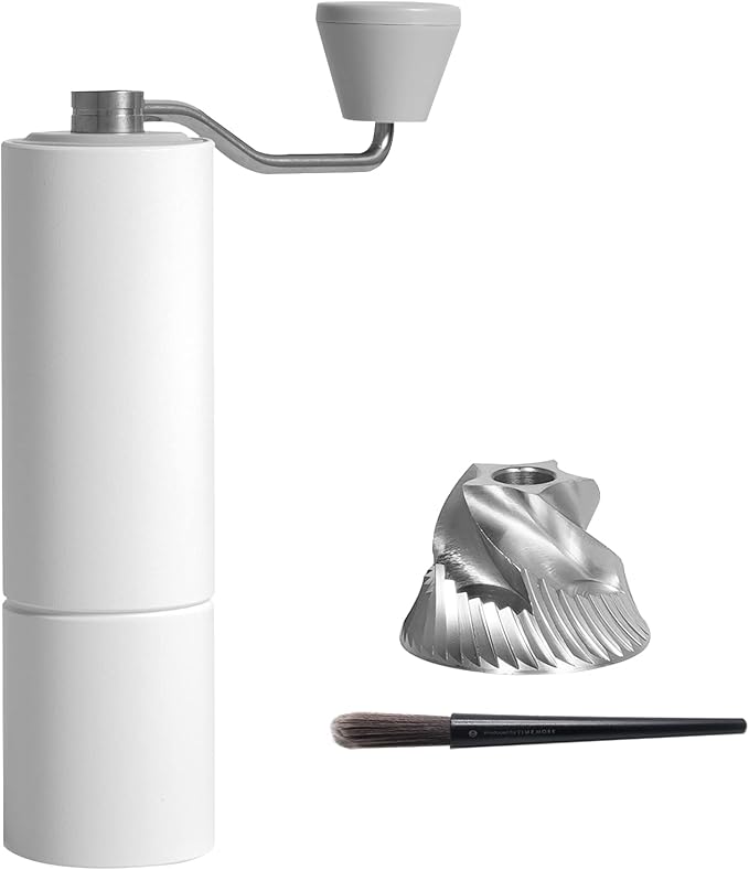 TIMEMORE Chestnut C2 MAX Manual Coffee Grinder with Adjustable Coarseness, Capacity 30g with CNC Stainless Steel Conical Burr, Pour Over Coffee for Hand Grinder of Office Home Traveling Camping