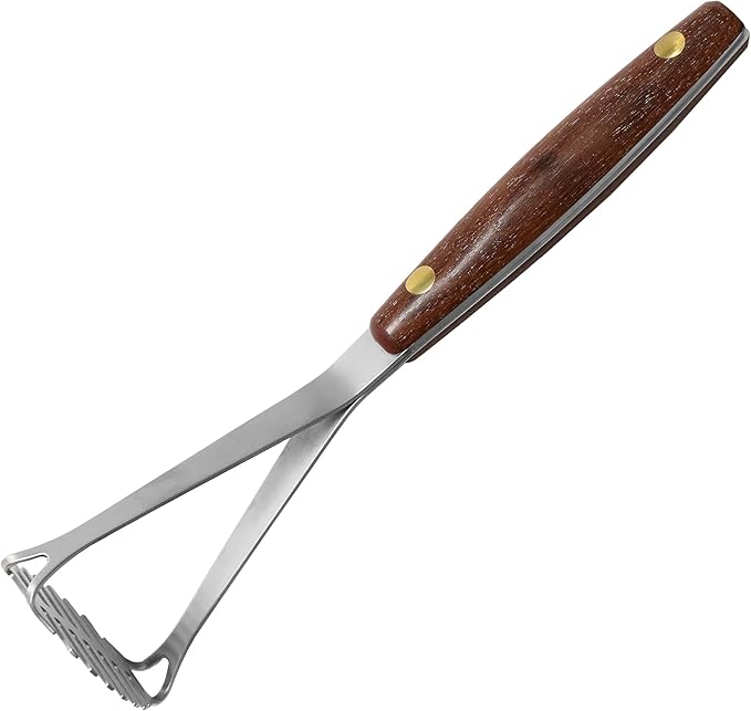 Lamson Vintage Mini Avocado and Potato Masher, Walnut Handle