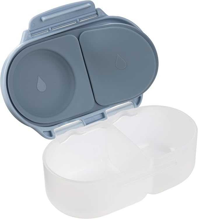 b.box Snack Containers for Kids, Toddler Snack Box Container, Reusable Small Bento Box for Lunch, School & Travel, Leak Proof, BPA free, Dishwasher Safe, Ages 4 months+ (Chill Out, 12oz capacity)