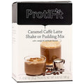 PROTIFIT - High Protein Pudding/Shake Mix, 15g Protein, Low Calorie, Low Fat, Low Carb, Aspartame Free, Idea Protein Compatible, Meal Replacement, 7 Servings Per Box (Caramel Caffe Latte)