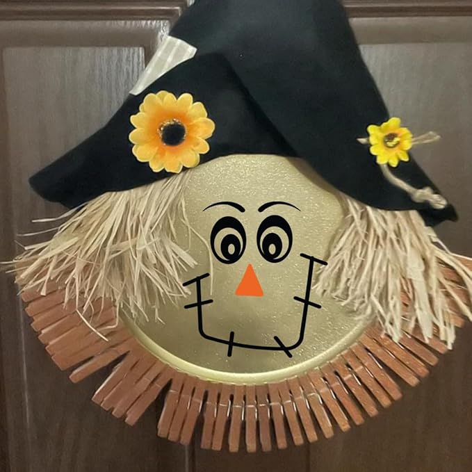 Fall Stencils Scarecrow Stencils Reusable Autumn Stencil DIY Crafts Templates for Painting on Wood Block T-Shirts Holiday Decor