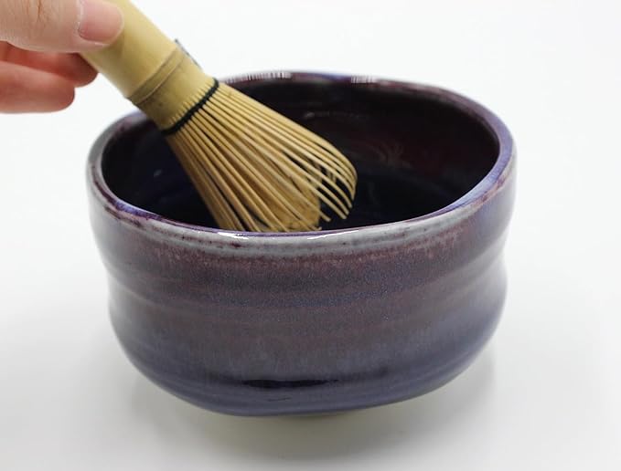 Japanese Traditional Handcrafted Matcha Chawan Tea Bowl Cup Ceremony Tableware Pottery (Shigaraki)