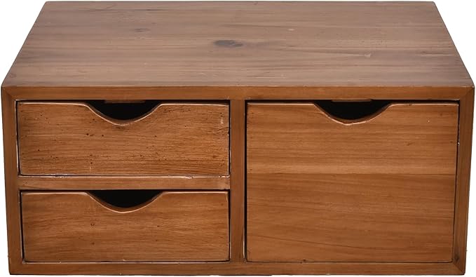 SwallowLiving Versatile Wooden Storage Drawer for Coffee Capsules - Multi-Functional Kitchen and Desk Organizer - Ideal for K-Cup Coffee Pods and Counter Organization