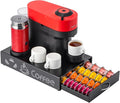 FlagShip for Vertuo Pod Holder Coffee Pod Storage for Nespresso Pod Organizer Black Metal Fits All Size Vertuo Pods