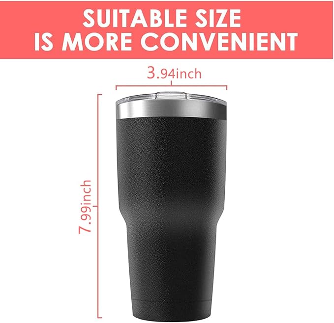 30oz Stainless Steel Travel Mug with Lid, 6 Pack Double Wall Vacuum Insulated Bulk Tumbler, Powder Coated Coffee Cup Suitable for Vehicle Cup Holders(White)
