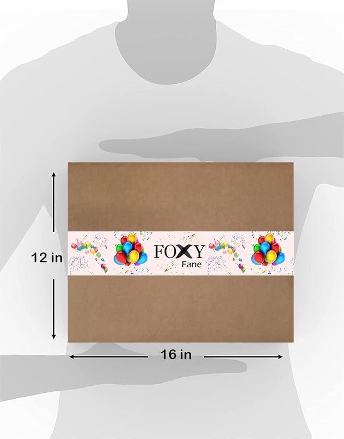 Foxy Fane 66-Count Holiday Gift Box - 66 Healthy Snacks & Treats - Perfect Variety Pack for Easter - Great for Family, Friends & Office