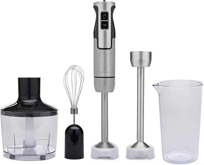 ChefWave Milkmade Non-Dairy Milk Maker with Intermix Hand Blender & Milk Frother (3 Items)
