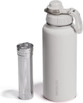 Vessence Tea Infuser Bottle - 32 Oz Insulated Loose Leaf & Fruit Infuser Bottle | Leak Proof with FlowSip Lid