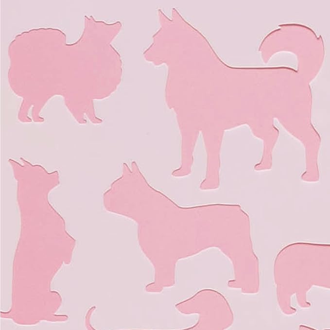 Dog Pattern Large Cake and Baking Decorating Stencil (DOGGU)