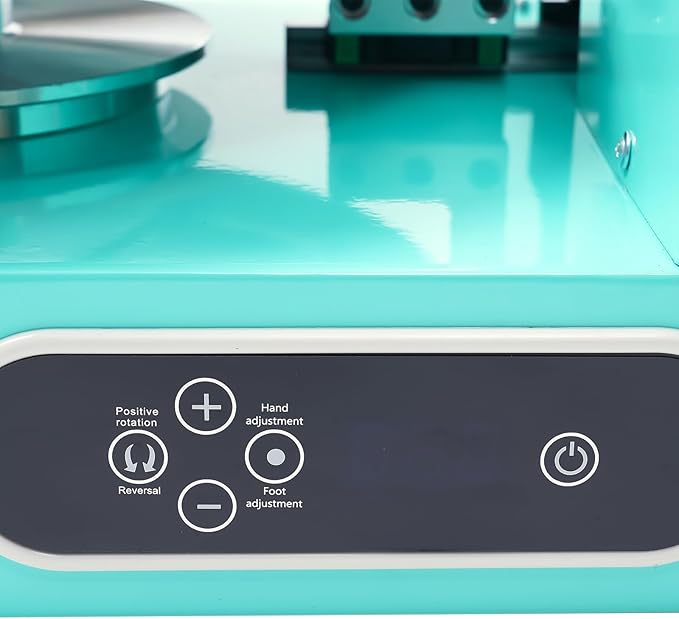 Cake Decorating Coating Machine Automatic Cake Cream Spreading Coating Filling Machine Birthday Cake Cream Smoother Bread Cream Spreading Machine Suitable for 4-12 In Round Cake (Green)