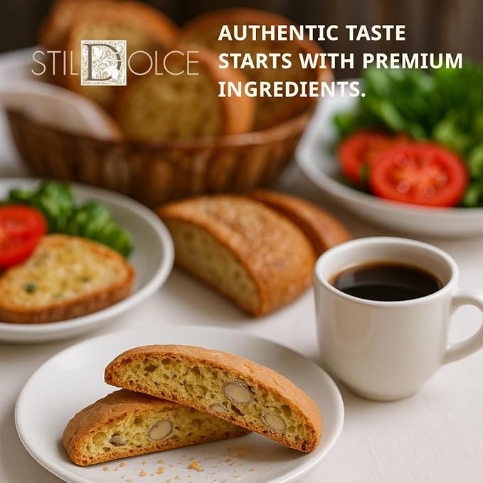 Italian Semi-Soft Biscotti Cookies Variety pack | Almond, Fig, Pistachio Cranberry | | Made in Tuscany, Italy | Stildolce Traditional Authentic Biscuits (Pack of 3)