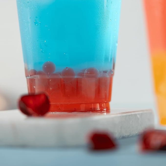 Tea Zone [7 Pounds] Raspberry Popping Pearls for Boba Tea Beverages, Sweets, Ice Cream Topping | B2063