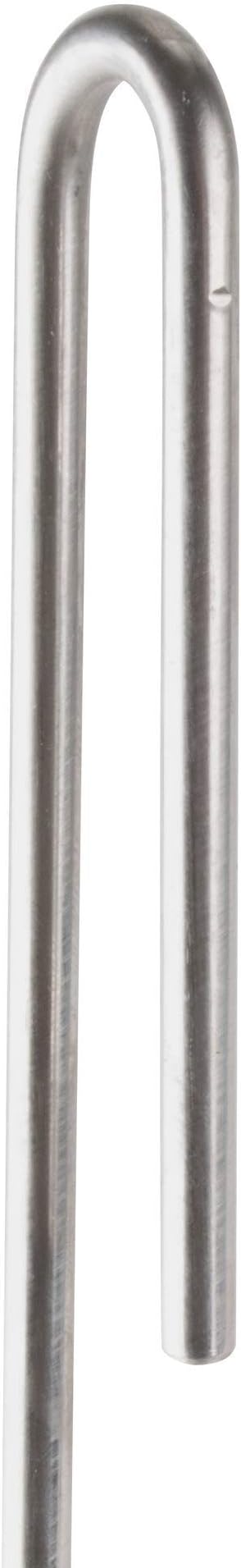 FryOilSaver Co. 25“ Deep Fryer Cleanout Rod, Rust Resistant Deep Fryer Drain Unclogger & Cleaner, Cleaning Tools for Restaurants Fryers, Hotel Kitchen Fryers Drain, Angled Shape & Declogger Goofer Rod