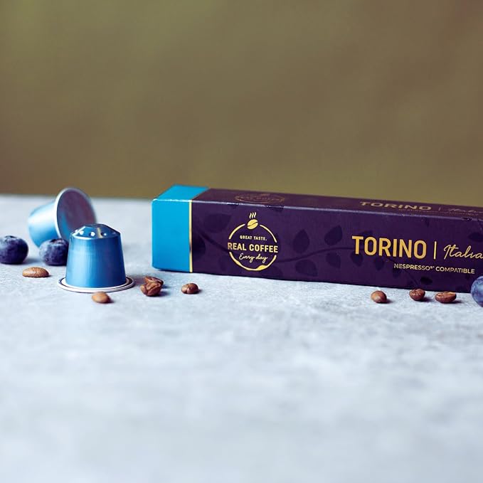 6 Unique Coffee Blends | Decaf & Regular | 100 Premium Aluminium Capsules for Nespresso | 50 Decaf, 50 Caffeinated | Featuring Arezzo: Smooth & Rich, Roma: Bold & Intense, Firenze: Full-bodied & Creamy, San Marino: Balanced & Aromatic