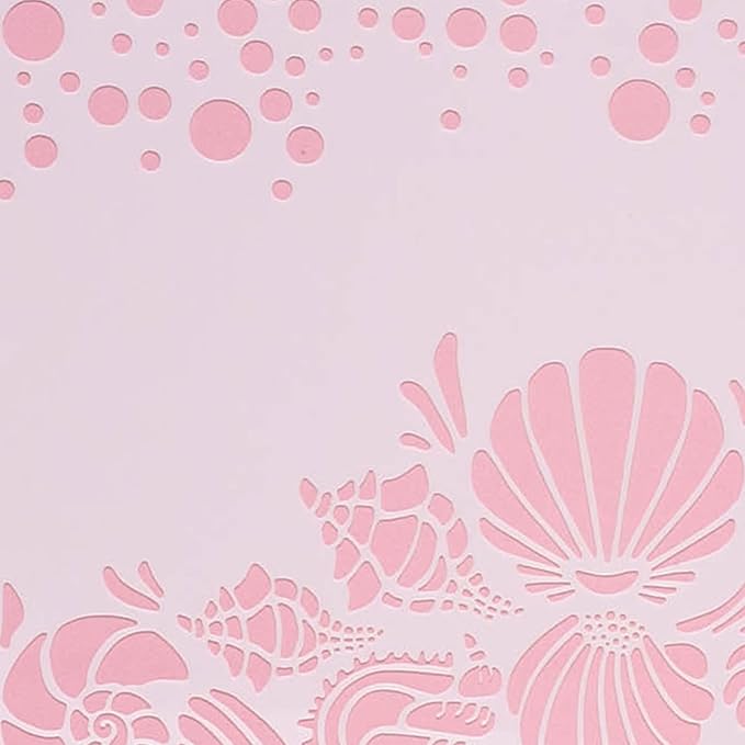 Cake Stencil for Buttercream Cake, Royal Icing, Ganache, Painting, Art and Crafts (Marin)
