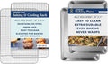 Ultra Cuisine Stainless Steel Jelly Roll Sheet Cooling Rack Set & Aluminum Baking Pan Set - Professional Quality, Fits Jelly Roll Sheet Pans - Cookie Sheet for Baking - 10"x14.75" Rack, 16"x11" Pan