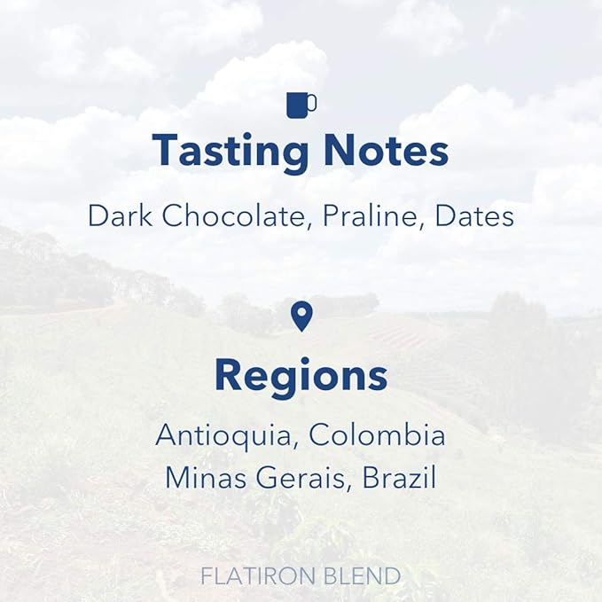 Partners Coffee Roasters, Flatiron Blend, Whole Bean Coffee - 12 Ounce - Medium-Dark Roast