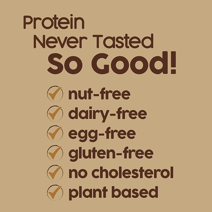 No Nuts! 100% Nut Free Dairy Free Vegan Protein Bars, Chocolate Chip, Organic, Kosher, Egg-Free, Non-Gmo & Dairy-Free Protein Bars