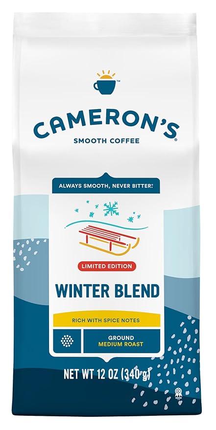 Cameron's Coffee Limited Edition Winter Blend, Ground, 12 Oz