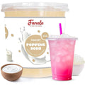 Fanale Yogurt Popping Boba Pearls, Vegan, Non GMO, Gluten Free, Fat Free, Perfect for Bubble Tea, Smoothies, Ice Cream, Desserts, and Beverages.
