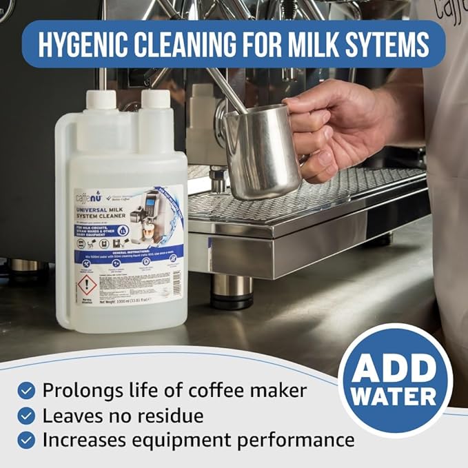 Milk Frother Cleaner for Coffee Machines. Alkaline Up to 32 Cleans