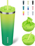 BJPKPK 26oz Tumbler With lid And Straw Stainless Steel Travel Coffee Mug Insulated Tumblers Cups,Bamboo Grove