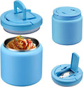 Soup Thermo for Hot Food Kids 25.5oz Lunch Containers with Buckle Lid Wide Mouth Hot Food Jar Vacuum Insulated Stainless Steel Bento Box Leakproof with Spoon(Blue)
