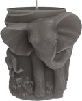 Elephant Cylinder Animal Resin Casting Silicone Mold for Home Decor & Candle Making Wave Spiral Mold
