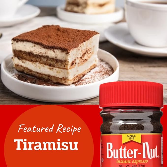Butter-Nut Instant Espresso Coffee, 2 Ounce (Pack of 12)