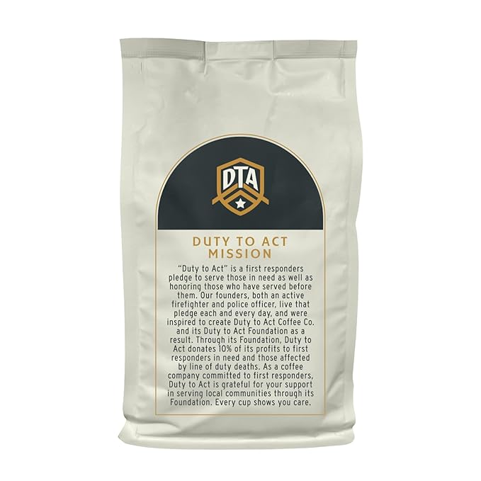 Duty to Act Dark Roast Whole Coffee Beans, 2 lbs (Pack of 3)