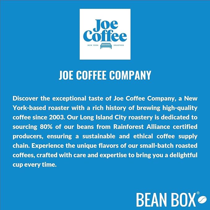 Amsterdam - Roasted by Joe Coffee Company - Whole Bean Coffee - 6 Ounce Bag