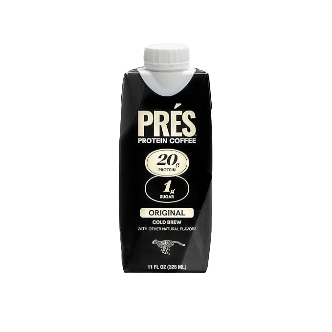 Protein Coffee - 100% Arabica Beans Real Cold Brew - 20g Ready To Drink Protein - 1g Sugar - 100 Calories - No Added Sugar, 99% Lactose Free Keto Friendly Proffee - 11 FL OZ - 12pk Original