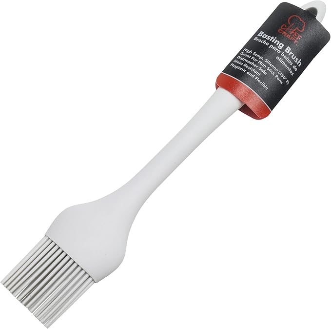 Chef Craft Premium Silicone Basting Brush, 10.25 inch, Gray