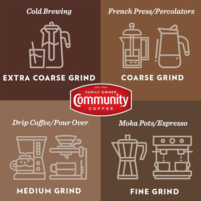 Community Coffee Private Reserve Evangeline Blend Whole Bean Coffee, Dark Roast, 32 Ounce Bag (Pack of 1)