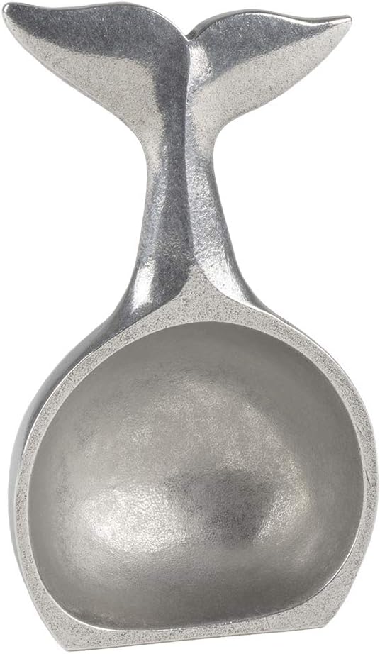 DANFORTH – Whale Tail Coffee Scoop/Spoon – Handcrafted Pewter Metal Coffee Scoop For Ground Coffee – Made In USA