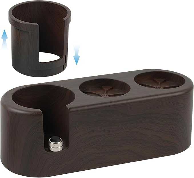 PUSEE Espresso Tamping Station, Espresso Organizer Station Fit for 51/54/58mm Espresso Accessories, Plastic Espresso Station Coffee Tamper Station, Multifunctional Coffee Tools Organzier (3 in 1)