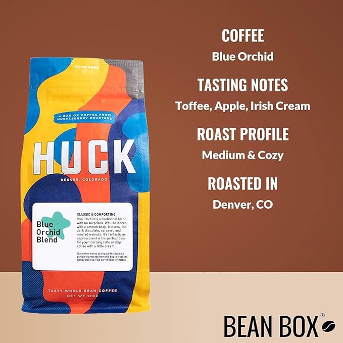 Bean Box Sampler - Roasted by Huckleberry Roasters, 3-Pack, Whole Bean, Gourmet Coffee