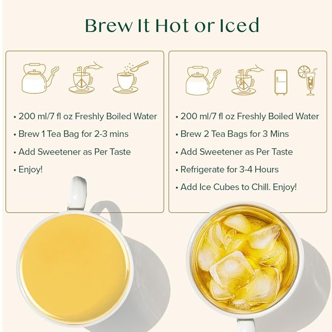 VAHDAM, Decaf Himalayan Green Tea Bags (100 Pyramid Tea Bags) Caffeine Free, Gluten Free | High Grown Decaf Green Tea | Resealable Ziplock Pouch | Pyramid Tea Bags