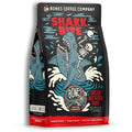 Bones Coffee Company Shark Bite, Buttered Rum Flavored Coffee, Medium Roast Low Acid Arabica Beans Compatible with Auto drip and French Press Coffee Maker, 12 Oz Ground
