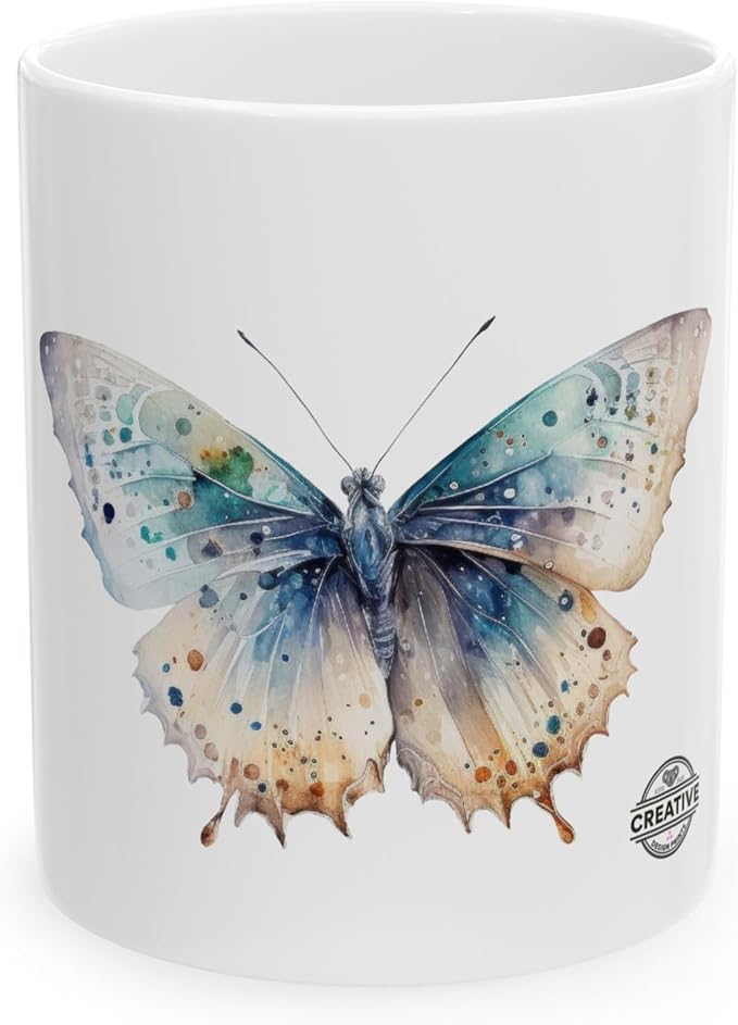 11 OZ Novelty Coffee Mugs - Christmas Gift (Butterfly Theme)