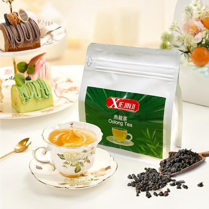 XIEJINJI Premium Oolong Tea, Loose Leaf 11 Ounce(312g), Gift a Teaspoon, High Mountain Tea, No Sugar & No Additives, Low-Caffeine