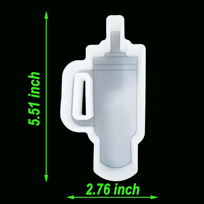 【300+ Design Optional】 Tumbler Cup Car Freshies Silicone Mold- Air Freshie Mold - Aroma Bead Freshener - Epoxy Resin - Candle Soap Mould【Upgraded Thickened Material】-Oven Safe