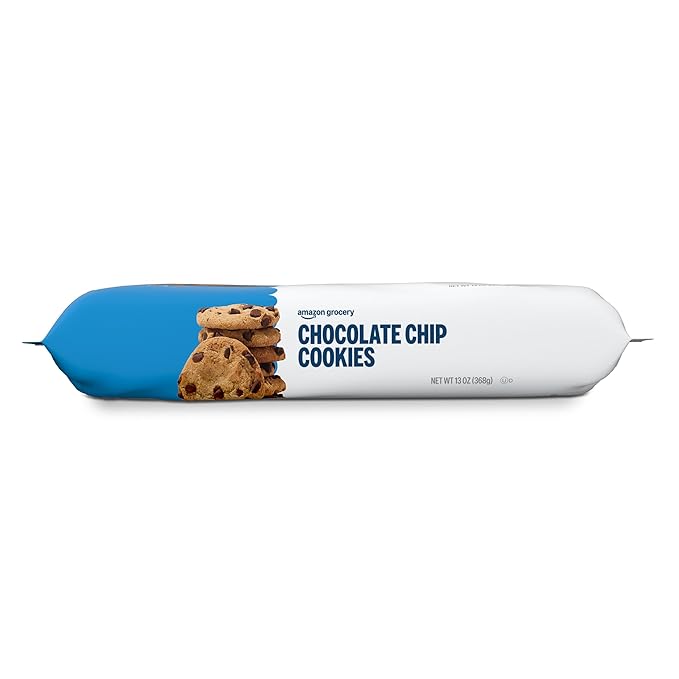 Amazon Grocery, Chocolate Chip Cookies, 13 Oz, Pack of 2 (Previously Happy Belly, Packaging May Vary)